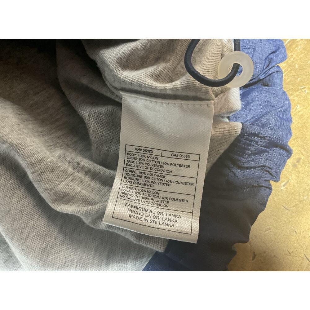 Vintage Nike Fleece Lined Navy Track Suit Set Men’s L Grey Tag Y2K Windbreaker - Picture 10 of 16